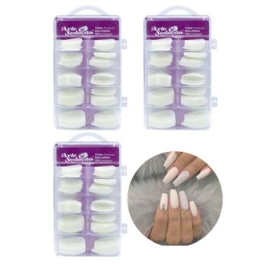 Imagem de Kit Unhas Postiças Bailarina com 300 unidades, Arte Sedução