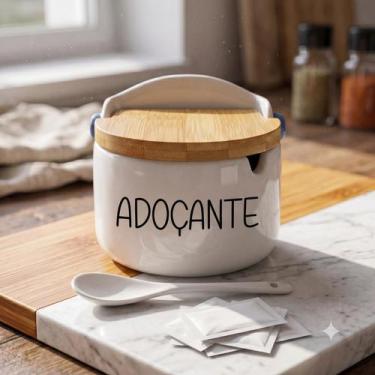 Imagem de Porta Mantimentos/Condimentos - Branco (250 g) Adoçante - Lyor, Adoçan