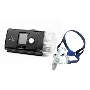 Imagem de KIT Cpap S10 Elite COM Umidificador + Máscara Facial Quattro FX P - Re
