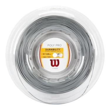 Imagem de Corda Wilson Poly Pro 17l 1.25mm Prata - Rolo Com 200 m
