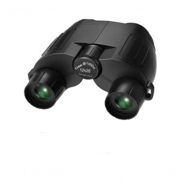 Imagem de Binóculo Compacto 10x25 Alcance 1000m Observação de Aves Lentes Multi-Coated Lelong