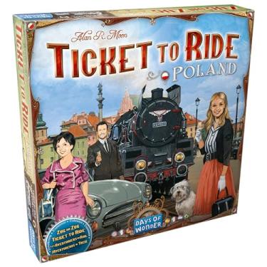 Imagem de Galápagos, Ticket to Ride: Polônia (Expansão), Jogo de Tabuleiro para Amigos, 2 a 4 jogadores, 30 a 60 minutos por partida