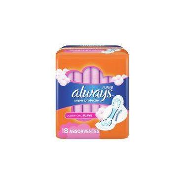 Imagem de Absorvente Always Super Proteção Suave com abas 8 Unidades