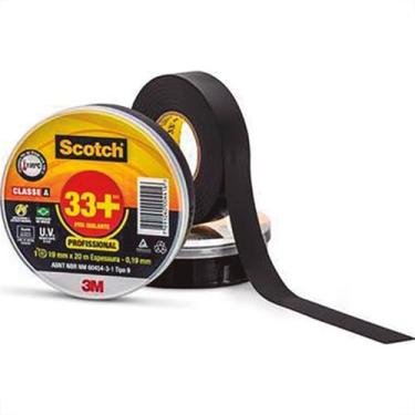 Imagem de Fita Isolante 3M Scotch 33+ 20 Mts