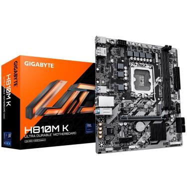 Imagem de Placa Mãe Gigabyte H810M K com Socket LGA 1851 e DDR5 para Desempenho de Alta Performance com Pcie 4.0 e USB 3.2 Gen 1