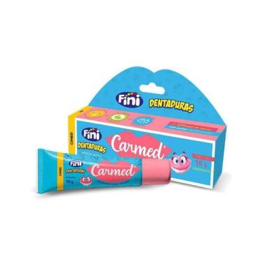 Imagem de Hidratante Labial Carmed Fini Dentaduras Incolor Efeito Gloss 10g