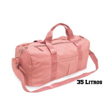 Imagem de Bolsa De Viagem Sacola De Viagem Grande Tira Colo - Joyway, Rosa