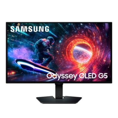 Imagem de Monitor Gamer Samsung Odyssey G5 27" QHD OLED 144Hz HDMI/DP - LS27FG50
