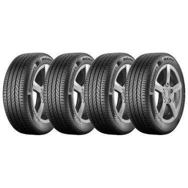 Imagem de Kit 4 Pneus Aro 14 Continental 185/60 R14 82h Ultracontact