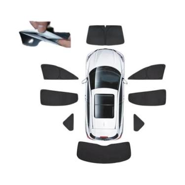 Imagem de Protetor Solar Dobrável Para Teto De Vidro Do Tesla Model S, Protetor 