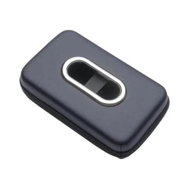 Imagem de Caixa De Lenços Automotiva Multifuncional De Quatro Cores Tipo Gaveta 