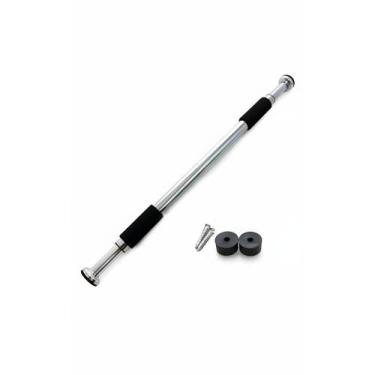 Imagem de Barra Fixa Ajustável Porta Exercícios 80-100cm Aço Resistent - Congrat