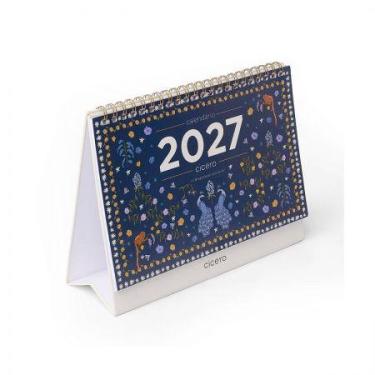 Imagem de Calendário de mesa 20x15cm Relicário 2027 - Cicero