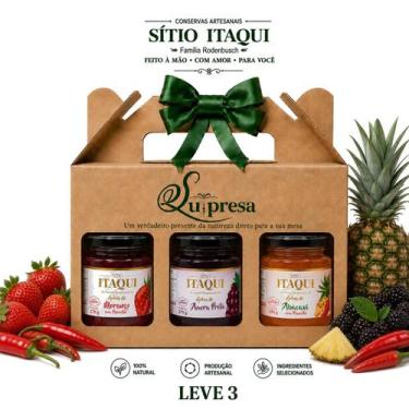 Imagem de Kit Geleia de Morango com Pimenta, Amora e Abacaxi com Pimenta 270g Si