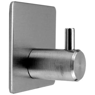 Imagem de Gancho de Metal - Suporte para Fixar, Colar, Grudar, Pendurar na Parede - Capacidade em 5 kg