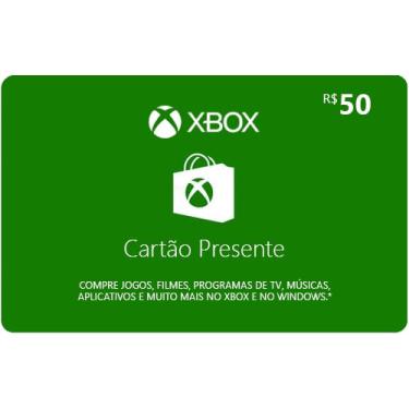Imagem de Gift Card Digital Xbox Cash Card R$ 50