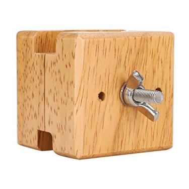 Imagem de 1 peça de madeira para reparo de relógio, ferramenta de reparo de relógio, braçadeira de suporte de movimento para relógio de reparos de trabalhadores usarem (B-1)