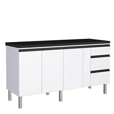 Imagem de Balcão de Aço 180 Gaia com Tampo Cozimax Branco