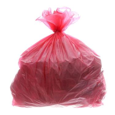 Imagem de Saco para Lixo com Capacidade de 100 Litros Vermelho com 100 Unidades Itaquiti