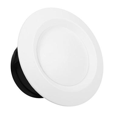 Imagem de válvula de fornecimento de exaustão de difusor de teto de 4 tamanhos Ventilação de ar Anemóstato tampa da mangueira de dutos de (75mm), Registro de ventilação de teto branco redondo,