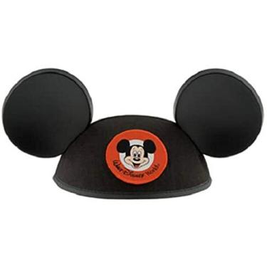 Imagem de Walt Disney World Mickey Mouse Ears Hat Classic Patch "Black" Youth Size