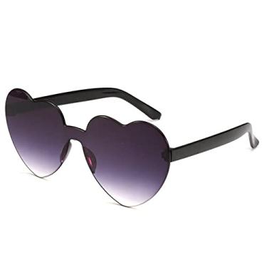 Imagem de Candy color heart shape ocean personality glasses sunglasses Sunglasses,9,China
