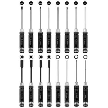 Imagem de Kit de ferramentas de RC Conjunto de reparo de parafuso sextavado para modelos de equipamentos elétricos multirotores de barco de carro RC