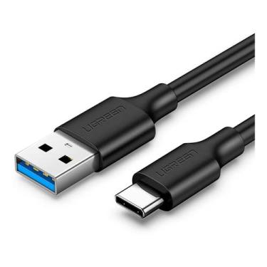 Imagem de Cabo de Dados U-G-R-E-N Us184 Usb 3.0 para Usb Tipo C 2 Metros de Comprimento para Carregamento Rápido Velocidade de Até 480Mbs Taxa de Transferência Até 5Gbps / No Brasil