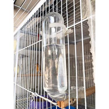 Imagem de Dal Acessórios de Vidro - Kit 03 Bebedouros de Vidro com Bocal Reforçado para Calopsitas e Periquitos (40 ml)