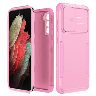 Imagem de Capa de telefone para PC resistente à prova de choque com armadura híbrida para Samsung Galaxy S21 FE A13 5G A33 5G Proteção de lente deslizante Capa traseira resistente, T1, para Samsung A33 5G