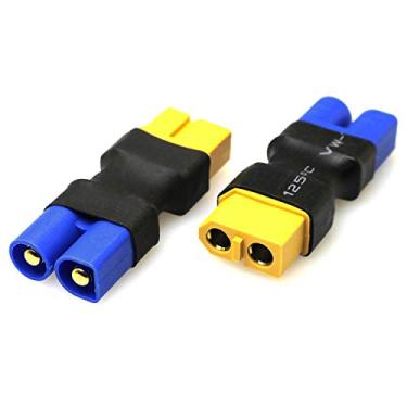 Imagem de DGZZI 2 peças macho EC3 Losi para fêmea XT-60 adaptador conector sem fios para bateria LiPO