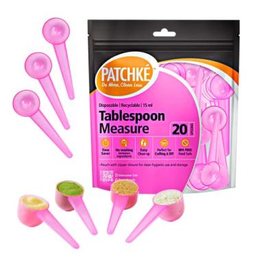 Imagem de Disposable Tablespoon Measuring Spoons -protein scoop- Coffee Scoop Measure, Fits in Spice Jars [20 Pack - 15 ml]