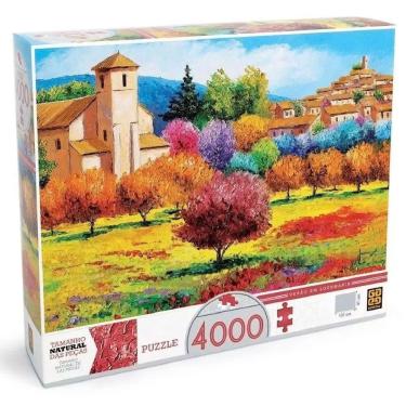 Quebra Cabeça Puzzle 6000 Peças Recanto das Flores - Grow 03741