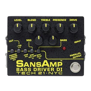 Imagem de Tech 21 SansAmp Bass Driver DI V2 - Amplificador de Baixo, Estado Sólido, Compatível com Contrabaixo