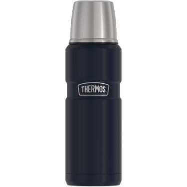 Imagem de THERMOS Garrafa compacta com isolamento a vácuo Stainless King, 473 ml, azul fosco