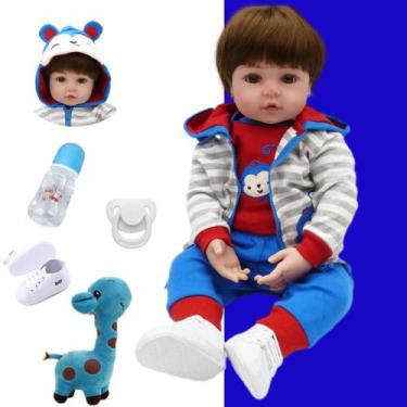 Bebê Reborn Menino Silicone Com Unicórnio New Happy - Bonecas - Magazine  Luiza