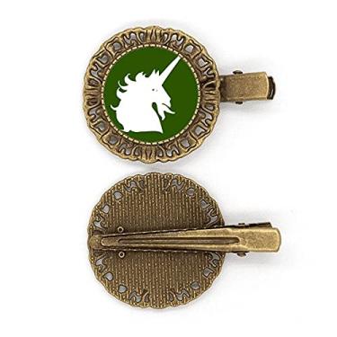 Imagem de Broche de cabelo com chifre sobrenatural de animais com capacidade feroz