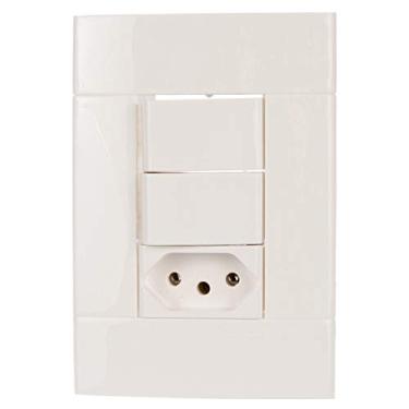 Imagem de Conjunto Decor Schneider 2 interruptores simples + tomada 2p+t 10a 250v prm044721