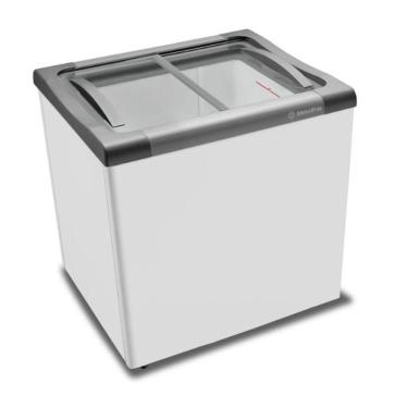 Imagem de Freezer Horizontal Metalfrio Next Gen Supra NF20SB 220V 180 litros Tampa De Vidro Para Sorvetes E Congelados