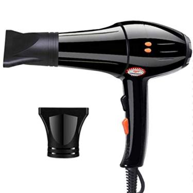Imagem de Secador de cabelo, poderoso secador de salão com motor AC, secador de cabelo profissional 2300 W secador de cabelo iônico negativo com 3 configurações de calor e 2 velocidades, 2 concentradores, cabo