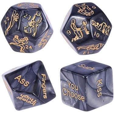 Imagem de Dado Erótico Posição Prazer e Diversão Hétero BRILHA NO ESCURO corda para bondagem kit bondagem cama