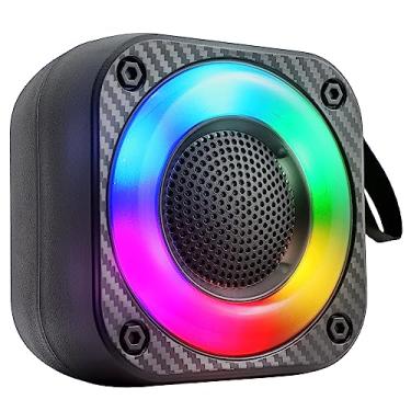 Imagem de Caixinha De Som Portátil Bluetooth LED RGB Conexão TWS Hi-Fi USB Micro SD Potencia 5W RMS