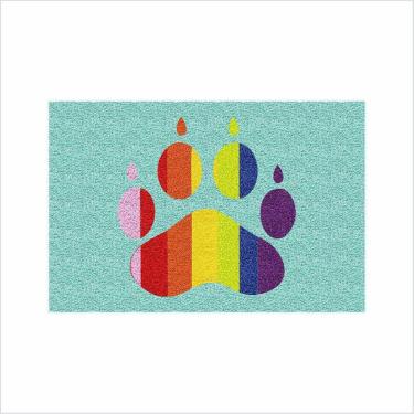 Imagem de Tapete Pata Lgbt, Medida Porta.