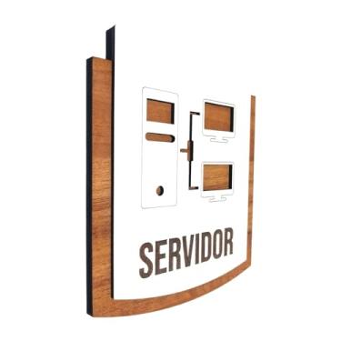 Imagem de Placa De Sinalização | Servidor - MDF 15x13cm