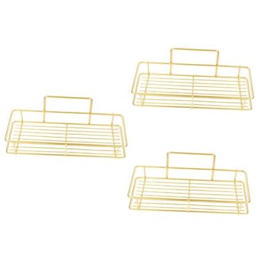Imagem de Cabilock 3 Pçs Rack De Armazenamento De Parede Prateleiras De Metal Prateleiras De Pare...