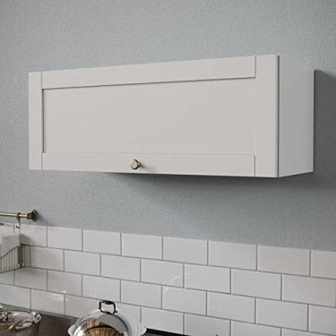 Imagem de Armário Aéreo Porta Basculante 90cm Arizona Cabecasa Madeiramadeira Branco