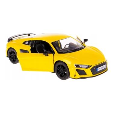 Imagem de Miniatura Carrinho de Ferro Audi R8 2020 1/36 Coleção (amarelo)