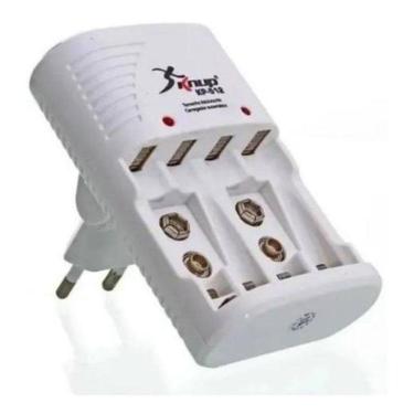 Imagem de Carregador Bivolt AA/AAA/9V Recarregável - Knup KP-512