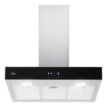 Imagem de Coifa De Parede Inox E Preto 90cm Protouch 220v - Midea