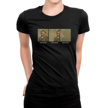 Imagem de Camiseta Feminina Van Gogh Van Going Van Gone - Bhardo